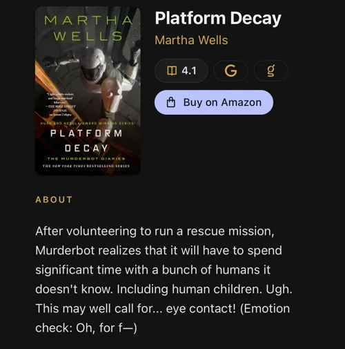 Platform Decay — saved book